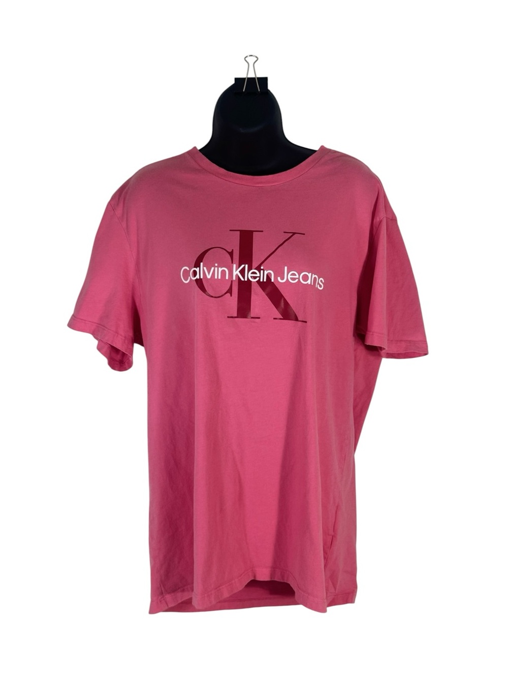 Calvin Klein Jeans Pink Short-Sleeve Logo Tee
